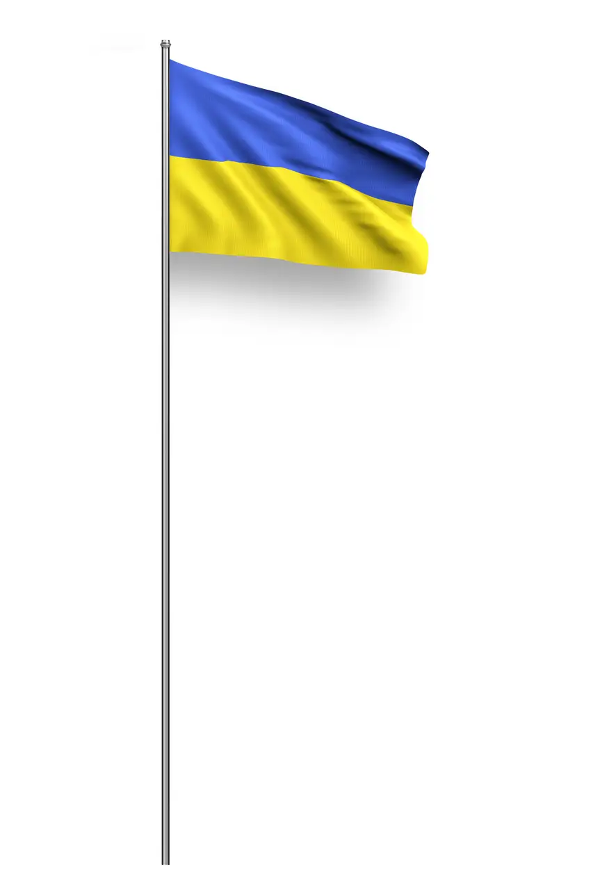 Флагшток, нержавіюча сталь, висота - 400 см, діаметр - 42 мм